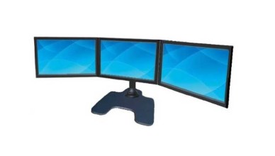 EZM Deluxe Triple Monitor Stand