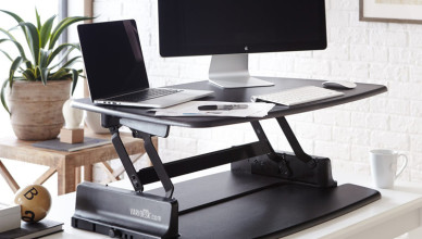 Height Adjustable Standing Desk VARIDESK Pro 36 monitor stand